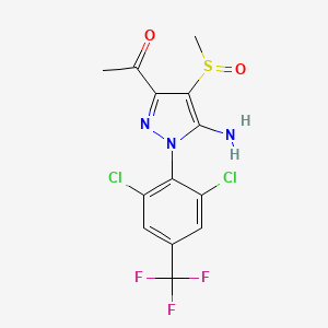 molecular formula C13H10Cl2F3N3O2S B1249254 醋丙罗 CAS No. 209861-58-5
