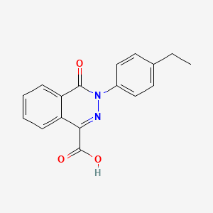 3-(4-Ethylphenyl)-4-oxo-3,4-dihydrophthalazine-1-carboxylic acid