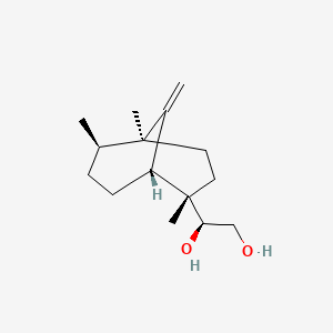 molecular formula C15H26O2 B1249257 三叶醇 A 