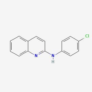 N-(4-chlorophenyl)quinolin-2-amine