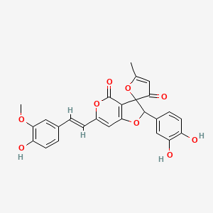 molecular formula C26H20O9 B1249268 甲基异诺斯卡文 A 