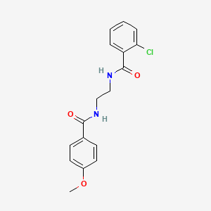 2-chloro-N-(2-{[(4-methoxyphenyl)carbonyl]amino}ethyl)benzamide