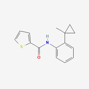 N-[2-(1-methylcyclopropyl)phenyl]thiophene-2-carboxamide