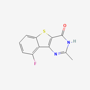 9-fluoro-2-methyl[1]benzothieno[3,2-d]pyrimidin-4(3H)-one