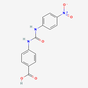 4-{[(4-Nitrophenyl)carbamoyl]amino}benzoic acid