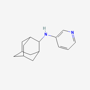 molecular formula C15H20N2 B12492724 3-(Adamant-3-ylamino)pyridine CAS No. 126947-67-9