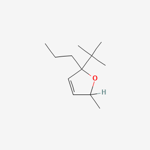 molecular formula C12H22O B1249275 2-Tert-butyl-5-methyl-2-propyl-2,5-dihydrofuran 