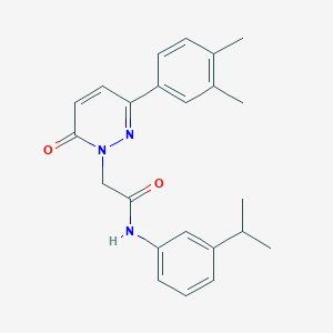 2-[3-(3,4-dimethylphenyl)-6-oxopyridazin-1(6H)-yl]-N-[3-(propan-2-yl)phenyl]acetamide