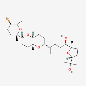 molecular formula C30H51BrO6 B1249277 脱氢松叶醇 