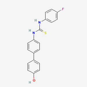 molecular formula C19H15FN2OS B12492790 1-(4-Fluorophenyl)-3-(4'-hydroxybiphenyl-4-yl)thiourea 