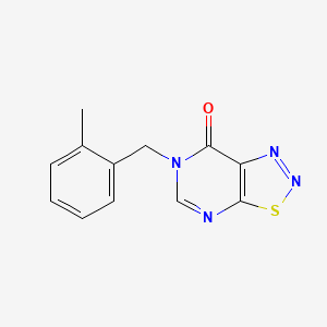 6-(2-methylbenzyl)[1,2,3]thiadiazolo[5,4-d]pyrimidin-7(6H)-one