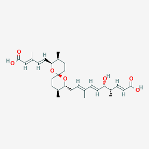 molecular formula C29H42O7 B1249282 Spirofungin A 