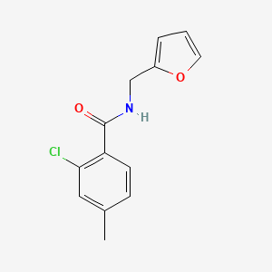 2-chloro-N-(furan-2-ylmethyl)-4-methylbenzamide