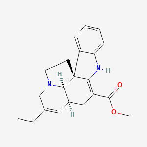 molecular formula C21H24N2O2 B1249285 Pseudotabersonine 