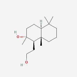 molecular formula C16H30O2 B1249286 Ambroxdiol CAS No. 10207-83-7