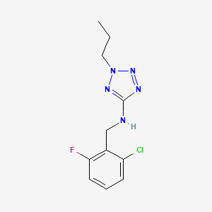 N-(2-chloro-6-fluorobenzyl)-2-propyl-2H-tetrazol-5-amine