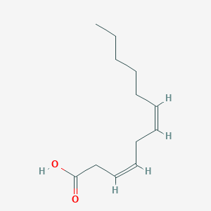 molecular formula C12H20O2 B1249291 cis,cis-Dodeca-3,6-dienoic acid 