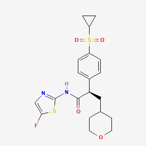 molecular formula C20H23FN2O4S2 B1249299 Psn-GK1 