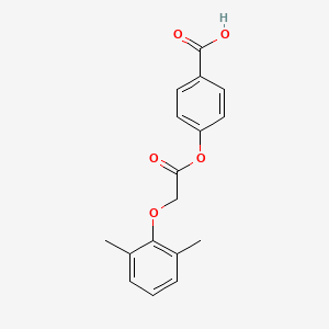 4-{[(2,6-Dimethylphenoxy)acetyl]oxy}benzoic acid