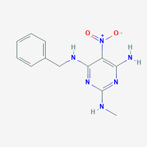 N'-Benzyl-N-methyl-5-nitro-pyrimidine-2,4,6-triamine