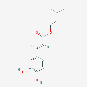 molecular formula C14H18O4 B1249323 异戊基咖啡酸酯 