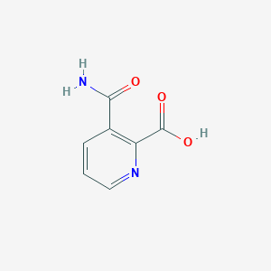 molecular formula C7H6N2O3 B1249324 3-氨基甲酰基吡啶-2-甲酸 CAS No. 4733-65-7