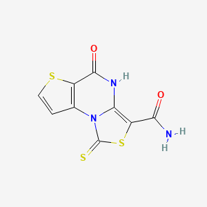 5-Oxo-1-thioxo-4,5-dihydro[1,3]thiazolo[3,4-a]thieno[2,3-e]pyrimidine-3-carboxamide