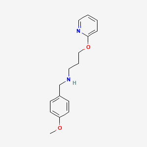 N-(4-methoxybenzyl)-N-[3-(2-pyridinyloxy)propyl]amine