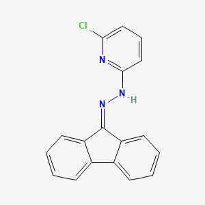 2-chloro-6-[2-(9H-fluoren-9-ylidene)hydrazinyl]pyridine