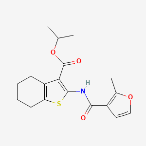 Propan-2-yl 2-{[(2-methylfuran-3-yl)carbonyl]amino}-4,5,6,7-tetrahydro-1-benzothiophene-3-carboxylate