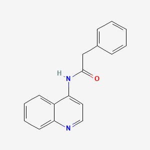 2-phenyl-N-(quinolin-4-yl)acetamide