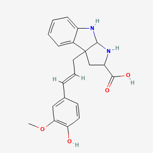 molecular formula C21H22N2O4 B1249350 Angelicastigmin 