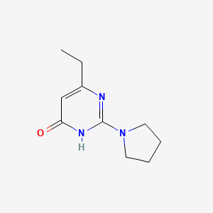 6-ethyl-2-(pyrrolidin-1-yl)pyrimidin-4(3H)-one