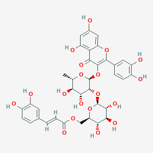quercetin 3-O-alpha-(6'''-caffeoylglucosyl-beta-1,2-rhamnoside)