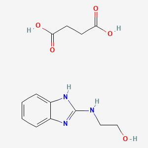 2-(1H-benzimidazol-2-ylamino)ethanol butanedioate (salt)