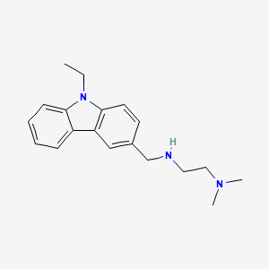 N'-[(9-ethyl-9H-carbazol-3-yl)methyl]-N,N-dimethylethane-1,2-diamine