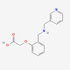 (2-{[(3-Pyridinylmethyl)amino]methyl}phenoxy)acetic acid