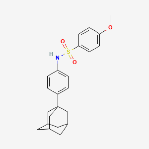 N-[4-(Adamantan-1-YL)phenyl]-4-methoxybenzenesulfonamide