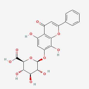 molecular formula C21H18O11 B1249369 Glychionide A CAS No. 119152-50-0