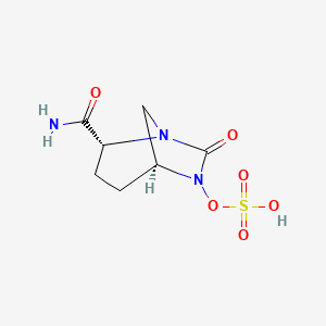 molecular formula C7H11N3O6S B1249370 Avibactam, (+)- CAS No. 1383913-01-6