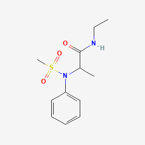 N-ethyl-N~2~-(methylsulfonyl)-N~2~-phenylalaninamide