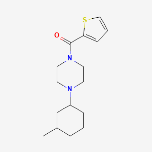 [4-(3-Methylcyclohexyl)piperazin-1-yl](thiophen-2-yl)methanone