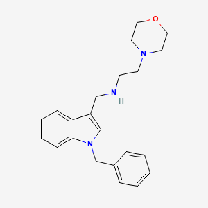 N-[(1-benzyl-1H-indol-3-yl)methyl]-2-(morpholin-4-yl)ethanamine