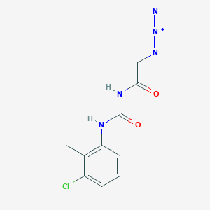 2-azido-N-[(3-chloro-2-methylphenyl)carbamoyl]acetamide