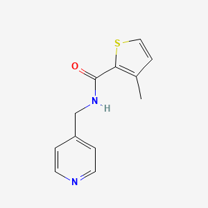 3-methyl-N-(pyridin-4-ylmethyl)thiophene-2-carboxamide