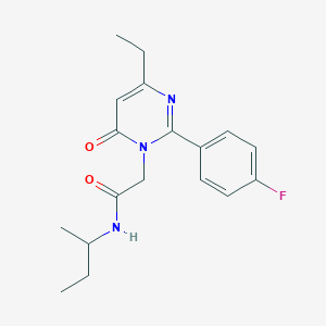 N-(butan-2-yl)-2-[4-ethyl-2-(4-fluorophenyl)-6-oxopyrimidin-1(6H)-yl]acetamide