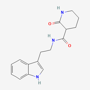 N-[2-(1H-indol-3-yl)ethyl]-2-oxopiperidine-3-carboxamide