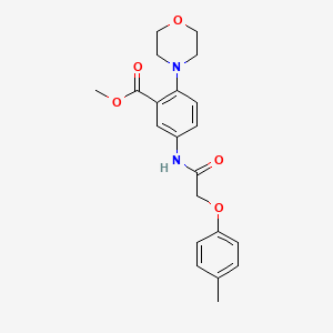 Methyl 5-{[(4-methylphenoxy)acetyl]amino}-2-(morpholin-4-yl)benzoate