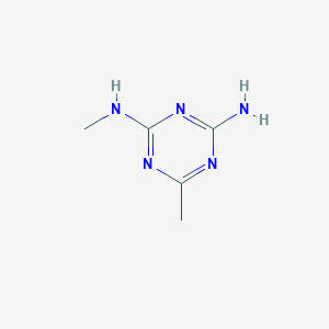 N,6-dimethyl-1,3,5-triazine-2,4-diamine