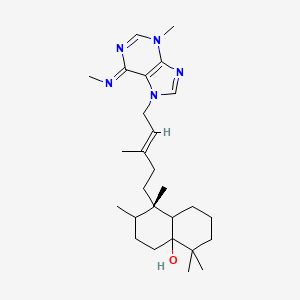 molecular formula C27H43N5O B1249408 Agelasimine A 